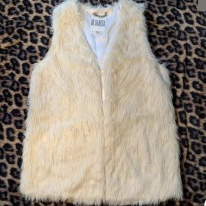 BB Dakota Faux Fur Vest Size #S